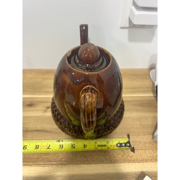 Vintage Brown Ceramic Tea Pot, No Maker Mark, Maybe Bennington?? - Picture 12 of 14